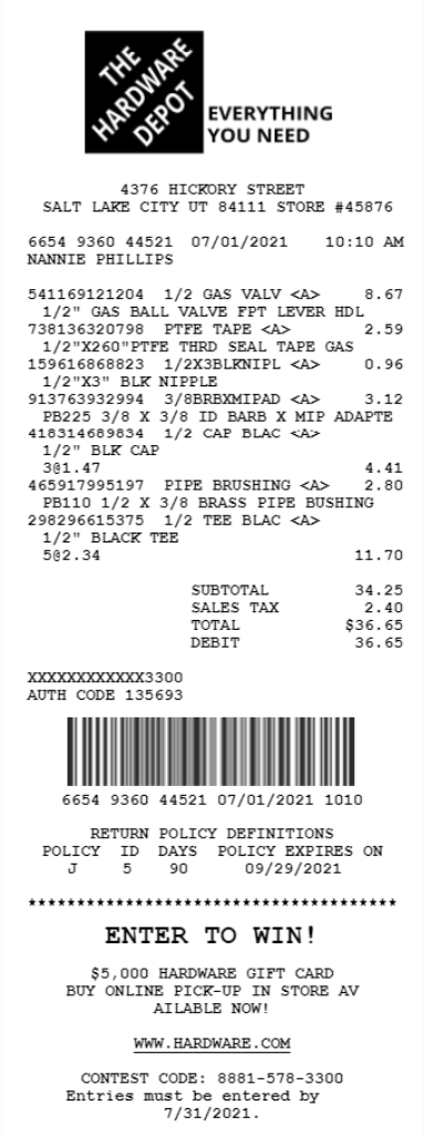 needreceipt com