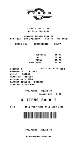 Create Custom Receipts – Online Receipt Maker