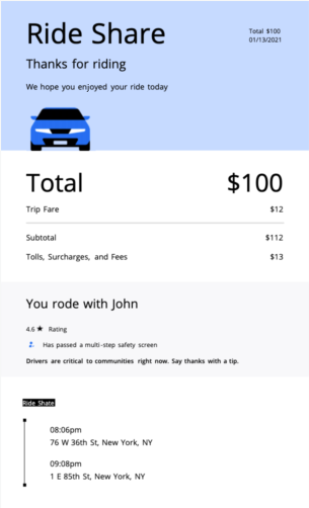 To design a gas fuel receipt, see the best receipt template